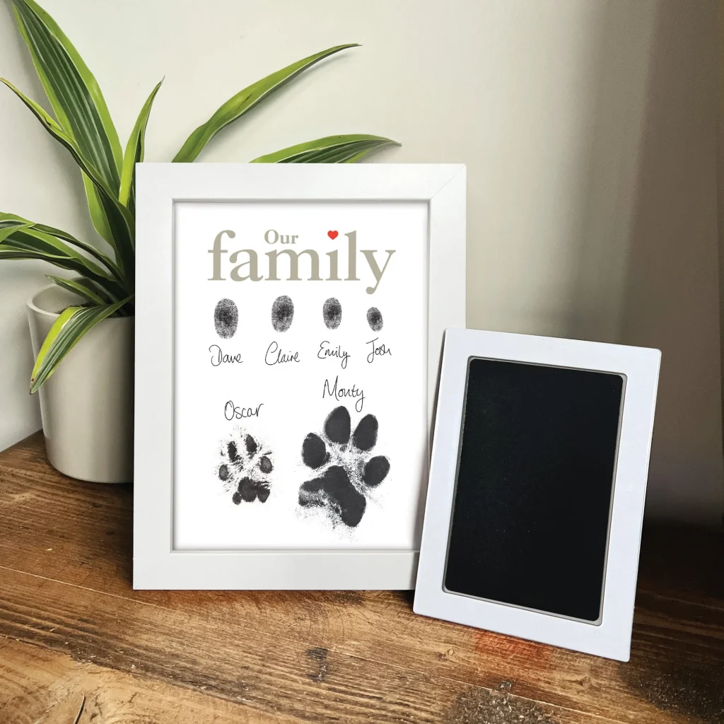 dog paw print art ideas